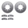 4502-99158 Geospec Brake Rotors w/5000 Advanced Brake Pads Kit, 2005-2011 Ford/Lincoln/Mercury/Mazda, Position: Front - image 1