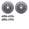 4502-99165 Geospec Brake Rotors w/5000 Advanced Brake Pads Kit, 2005-2007 Ford/Lincoln/Mercury/Mazda, Position: Front - image 1