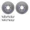 4502-99172 Geospec Brake Rotors w/5000 Advanced Brake Pads Kit, 2007-2012 Ford/Lincoln/Mercury/Mazda, Position: Rear - image 1