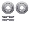 4502-99185 Geospec Brake Rotors w/5000 Advanced Brake Pads Kit, 2012-2014 Ford/Lincoln/Mercury/Mazda, Position: Rear - image 1