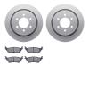 4502-99186 Geospec Brake Rotors w/5000 Advanced Brake Pads Kit, 2012-2020 Ford/Lincoln/Mercury/Mazda, Position: Rear - image 1