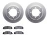4502-99193 Geospec Brake Rotors w/5000 Advanced Brake Pads Kit, Fits Select Ford/Lincoln/Mercury/Mazda, Position: Rear - image 1