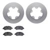 4502-99196 Geospec Brake Rotors w/5000 Advanced Brake Pads Kit, 2015-2019 Ford/Lincoln/Mercury/Mazda, Position: Rear - image 1