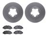4502-99198 Geospec Brake Rotors w/5000 Advanced Brake Pads Kit, Fits Select Ford/Lincoln/Mercury/Mazda, Position: Front - image 1