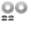 4502-99201 Geospec Brake Rotors w/5000 Advanced Brake Pads Kit, 2015-2019 Ford/Lincoln/Mercury/Mazda, Position: Front - image 1