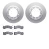 4502-99204 Geospec Brake Rotors w/5000 Advanced Brake Pads Kit, 2007-2019 Multiple Makes/Models, Position: Rear, Front - image 1