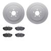 4502-99207 Geospec Brake Rotors w/5000 Advanced Brake Pads Kit, 2013-2014 Ford/Lincoln/Mercury/Mazda, Position: Rear - image 1