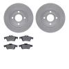 4502-99221 Geospec Brake Rotors w/5000 Advanced Brake Pads Kit, Fits Select Ford/Lincoln/Mercury/Mazda, Position: Rear - image 1