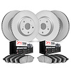4504-02005 Geospec Brake Rotors w/5000 Advanced Brake Pads Kit, 1969-1983 Porsche, Position: Front and Rear