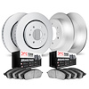 4504-21032 Geospec Brake Rotors w/5000 Advanced Brake Pads Kit, 2007-2014 Kia/Hyundai/Genesis, Position: Front and Rear - image 1