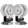4504-31012 Geospec Brake Rotors w/5000 Advanced Brake Pads Kit, 1995-1998 BMW, Position: Front and Rear