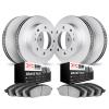 4504-48011 Geospec Brake Rotors w/5000 Advanced Brake Pads Kit, 2003-2017 GM, Position: Front and Rear - image 1