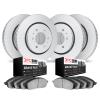 4504-48028 Geospec Brake Rotors w/5000 Advanced Brake Pads Kit, 2006-2009 GM, Position: Front and Rear - image 1