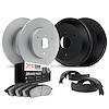 4504-63000 Geospec Brake Rotors w/5000 Advanced Brake Pads/Drums & Shoes Kit, 2005-2016 Smart, Position: Front and Rear - image 1