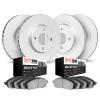 4504-72015 Geospec Brake Rotors w/5000 Advanced Brake Pads Kit, 2002-2005 Kia/Hyundai/Genesis, Position: Front and Rear - image 1