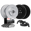 4504-72019 Geospec Brake Rotors w/5000 Advanced Brake Pads/Drums & Shoes Kit, 2002-2007 Mitsubishi, Position: Front and Rear - image 1