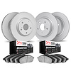 4504-73010 Geospec Brake Rotors w/5000 Advanced Brake Pads Kit, 1999-2001 Audi/Volkswagen, Position: Front and Rear - image 1