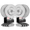 4504-76059 Geospec Brake Rotors w/5000 Advanced Brake Pads Kit, Fits Select Lexus/Toyota/Scion, Position: Front and Rear - image 1