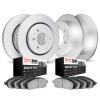 4504-93001 Geospec Brake Rotors w/5000 Advanced Brake Pads Kit, 2006-2010 GM, Position: Front and Rear - image 1