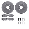 4512-03091 Geospec Brake Rotors w/5000 Advanced Brake Pads Kit & Hardware, 2006-2012 Multiple Makes/Models, Position: Front - image 1