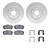 4512-03092 Geospec Brake Rotors w/5000 Advanced Brake Pads Kit & Hardware, 2014-2017 Kia/Hyundai/Genesis, Position: Front - image 1