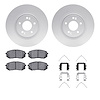 4512-03097 Geospec Brake Rotors w/5000 Advanced Brake Pads Kit & Hardware, 2016-2020 Kia/Hyundai/Genesis, Position: Front - image 1