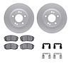 4512-03104 Geospec Brake Rotors w/5000 Advanced Brake Pads Kit & Hardware, 2011-2012 Kia/Hyundai/Genesis, Position: Front - image 1
