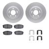 4512-03116 Geospec Brake Rotors w/5000 Advanced Brake Pads Kit & Hardware, 2010-2013 Kia/Hyundai/Genesis, Position: Front - image 1