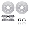4512-03151 Geospec Brake Rotors w/5000 Advanced Brake Pads Kit & Hardware, 2011-2016 Kia/Hyundai/Genesis, Position: Front - image 1