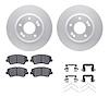 4512-03153 Geospec Brake Rotors w/5000 Advanced Brake Pads Kit & Hardware, 2016-2021 Kia/Hyundai/Genesis, Position: Front - image 1