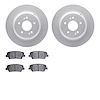 4512-03157 Geospec Brake Rotors w/5000 Advanced Brake Pads Kit & Hardware, 2009-2009 Kia/Hyundai/Genesis, Position: Rear - image 1