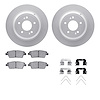 4512-03158 Geospec Brake Rotors w/5000 Advanced Brake Pads Kit & Hardware, 2018-2020 Kia/Hyundai/Genesis, Position: Rear - image 1