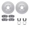 4512-03181 Geospec Brake Rotors w/5000 Advanced Brake Pads Kit & Hardware, 2015-2015 Kia/Hyundai/Genesis, Position: Front - image 1