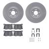 4512-03187 Geospec Brake Rotors w/5000 Advanced Brake Pads Kit & Hardware, 2018-2020 Kia/Hyundai/Genesis, Position: Front - image 1