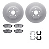 4512-13081 Geospec Brake Rotors w/5000 Advanced Brake Pads Kit & Hardware, 2006-2021 Subaru, Position: Front - image 1