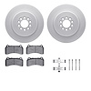 4512-20038 Geospec Brake Rotors w/5000 Advanced Brake Pads Kit & Hardware, 2003-2005 Jaguar, Position: Front - image 1