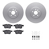 4512-20061 Geospec Brake Rotors w/5000 Advanced Brake Pads Kit & Hardware, 2017-2020 Multiple Makes/Models, Position: Front - image 1