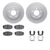 4512-21046 Geospec Brake Rotors w/5000 Advanced Brake Pads Kit & Hardware, 2010-2013 Kia/Hyundai/Genesis, Position: Front - image 1