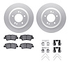 4512-21053 Geospec Brake Rotors w/5000 Advanced Brake Pads Kit & Hardware, 2018-2020 Kia/Hyundai/Genesis, Position: Rear - image 1