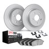 4512-27061 Geospec Brake Rotors w/5000 Advanced Brake Pads Kit & Hardware, 1975-1987 Volvo, Position: Rear - image 2