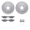 4512-27066 Geospec Brake Rotors w/5000 Advanced Brake Pads Kit & Hardware, 1998-2004 Volvo, Position: Front - image 1