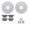 4512-31219 Geospec Brake Rotors w/5000 Advanced Brake Pads Kit & Hardware, 2012-2021 BMW, Position: Front - image 1