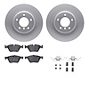 4512-31227 Geospec Brake Rotors w/5000 Advanced Brake Pads Kit & Hardware, 2011-2016 BMW, Position: Front - image 1