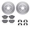 4512-31235 Geospec Brake Rotors w/5000 Advanced Brake Pads Kit & Hardware, 2014-2016 BMW, Position: Rear - image 1