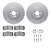 4512-32047 Geospec Brake Rotors w/5000 Advanced Brake Pads Kit & Hardware, 2013-2013 Mini, Position: Front - image 1