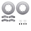 4512-40095 Geospec Brake Rotors w/5000 Advanced Brake Pads Kit & Hardware, 2006-2006 Mopar, Position: Rear - image 1