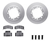 4512-40108 Geospec Brake Rotors w/5000 Advanced Brake Pads Kit & Hardware, 1992-2000 Multiple Makes/Models, Position: Front - image 1