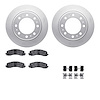 4512-40161 Geospec Brake Rotors w/5000 Advanced Brake Pads Kit & Hardware, Fits Select Mopar, Position: Rear - image 1