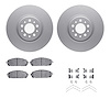 4512-42064 Geospec Brake Rotors w/5000 Advanced Brake Pads Kit & Hardware, 2015-2021 Mopar, Position: Front - image 1
