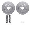 4512-47079 Geospec Brake Rotors w/5000 Advanced Brake Pads Kit & Hardware, 2006-2013 GM, Position: Rear - image 1